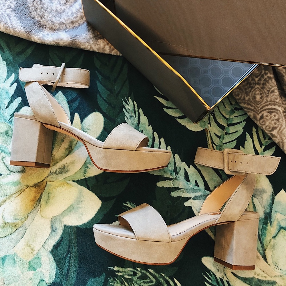 Luxe Suede Slate Heels